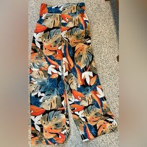 Joseph Ribkoff Multicolor Abstract Print Pants